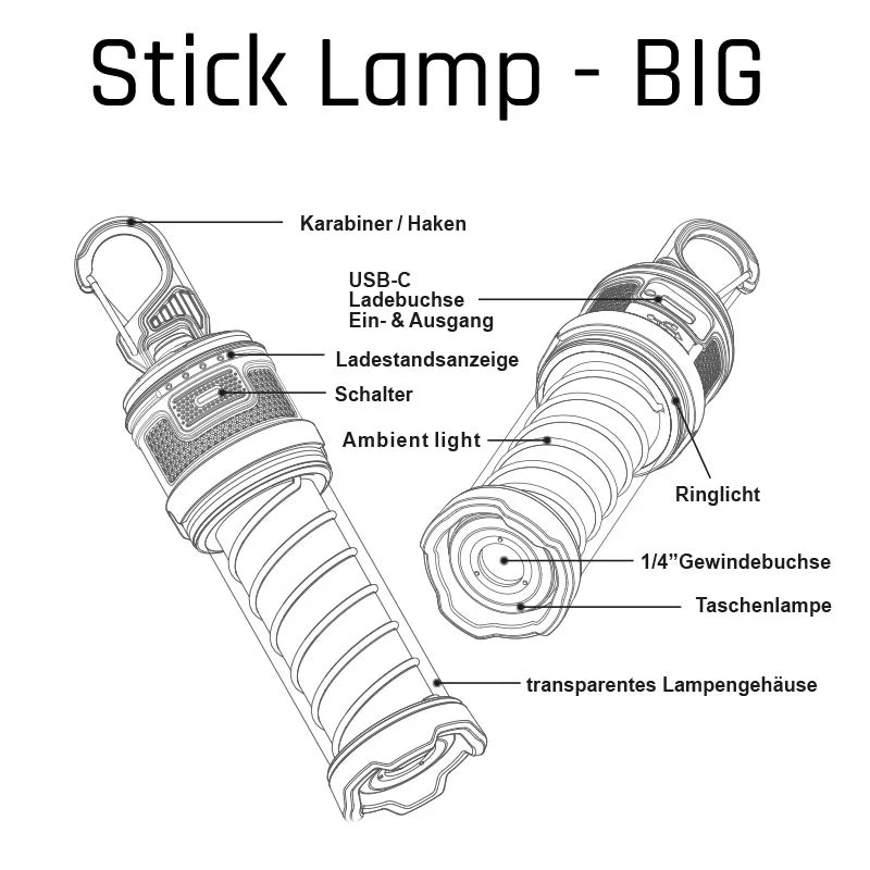 Stick Lamp - Campinglight