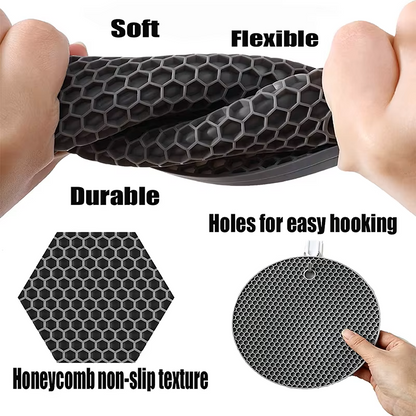 Silikon-Untersetzer-Matte / Silikon Topflappen